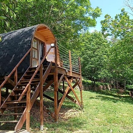 Le Temps Suspendu Hotel Saint-Pierreville Luaran gambar